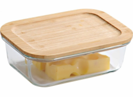 Kesper Skleněná úložná nádoba bambus, vzduchotěsné víko, 800 ml, Kesper