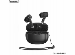 Remax Sluchátka Bluetooth sluchátka REMAX TWS W19 BLACK BT 5.4