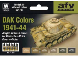 Vallejo Vallejo: AFV - DAK Colors 1941-1944 6x17