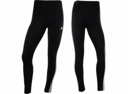 Adidas Dětské legíny Essentials 3-Stripes Cotton Tights černé IC3623 128cm
