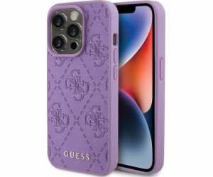 Guess Guess GUHCP15LP4EPMU iPhone 15 Pro 6.1 fialový/svět...