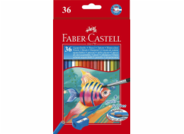 Faber-Castell Akvarelové tužky se štětcem 36 barev Faber-Castell (114437 FC)