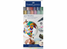Faber-Castell Metalické fixy 1,5 mm 14 cm 12 ks