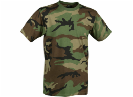 Helikon-Tex Tričko z bavlny US woodland, velikost M