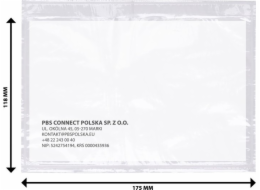 Office Products Kancelářské produkty kurýrní obálka/samolepicí, C6, 500 ks, průhledná