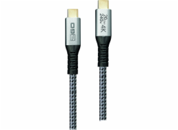 2GO Kabel USB 2GO Quicklade USB-C 240W 20Gbps Thunderbolt 1,2 m