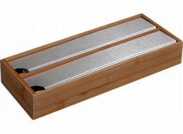 Kesper Dávkovač potravinové fólie dva přihrádky, bambus, 35 x 13 cm