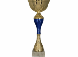 Victoria Sport Kovový sportovní hrnek Gold-Modrý