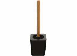5five Toaletní kartáč s otevřeným stojanem, 38 cm, černý