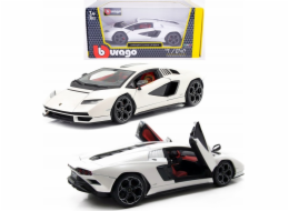 Bburago BBU 1:24 Lamborghini NI Count.800-4 bílá 21102WT