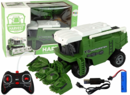 LeanToys Zemědělské vozidlo Sklízeč R/C 29 cm Zelená