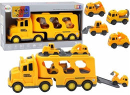 LeanToys Auto Odtahovka Lora Silniční asistenční služba Stavební vozidla Žlutá