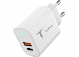 T-Phox Nabíječka 45W USB + USB-C T-PHOX GLORY bílá