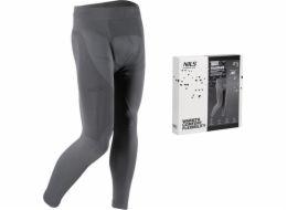 Nils Extreme Pánské termoaktivní kalhoty BTS0060, šedé, velikost L/XL, Ragnar Nils