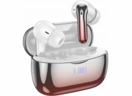 Hoco Bezdrátová Bluetooth sluchátka HOCO TWS ANC ENC EQ16 červená