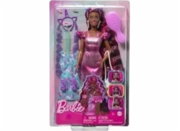 Mattel Panenka Barbie BRB HAIR PLAY FIALOVÉ ŠATY JDC86 WB6
