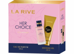 La Rive Dárková sada La Rive pro ženy Her Choice (Eau de Parfum 100ml + Sprchový gel 100ml)