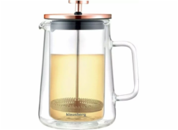 Klausberg PÍSTOVÝ TERMOKONVICNÍ KÁVOVAR/ČAJOVAR 600ML KLAUSBERG KB-7724
