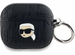 Karl Lagerfeld Karl Lagerfeld KLA3PGKIPK kryt na AirPods 3 černá/černá s monogramem Karl Head