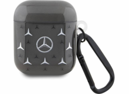 Mercedes Mercedes s velkým hvězdným vzorem - pouzdro na AirPods 1/2. generace (černé)