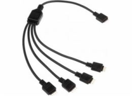 EK Water Blocks 4-pólový rozbočovací kabel R-4 RGB EK-RGB