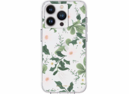NoName Průhledný papírový kryt na iPhone 14 Pro (bílá vrba)