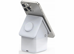 Duzzona Nabíječka Duzzona W20 15W 4v1 indukční nabíječka pro iPhone / AirPods / Apple Watch s nočním světlem - bílá