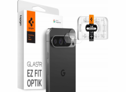 Spigen Ochranné pouzdro Optik.TR „EZ Fit“ pro fotoaparát, balení 2 kusů, Google Pixel 9 Pro, křišťálově čisté