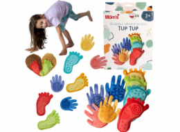 Hencz Sensory Path Tup Tup 8 sáčků ve tvaru nohou a rukou, velur