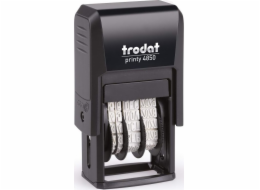 Trodat trodat Datumstempel Prints /L2 Lagertext+Kissen bl-rot 4850