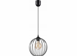 Lamkur Závěsná lampa Lamkur Zoya 45160 závěsná lampa moderní loft kovová klec 1x60W E27 černá
