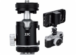 JJC kulová hlava 3D hliníková 3x ISO 2x závit 1/4'' pro fotoaparát, videokameru, telefon / BH-SM1
