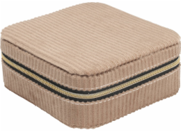 Home Styling Collection Šperkovnice z manšestrové kolekce pro domácí styling, 12 x 12 x 5 cm