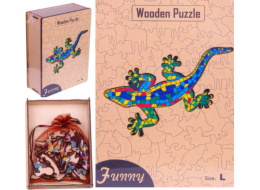 Norimpex DŘEVĚNÉ PUZZLE PRO DOSPĚLÉ DÁREK JAKO SKLADANKA