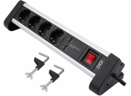 Olympia Olympia IOIO 4cestný prodlužovací kabel s 2 USB zásuvkami SL 2425 U