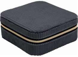 Home Styling Collection Šperkovnice z manšestrové kolekce pro domácí styling, 12 x 12 x 5 cm