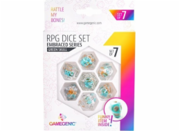 Gamegenic Gamegenic: Embraced Series - Sada RPG kostek - Zelená lebka