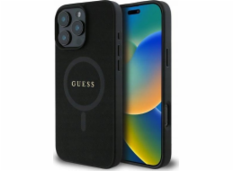 Guess Guess GUHMP16XPSAHMCK Pouzdro na iPhone 16 Pro Max 6.9 černé/černé s klasickým logem a MagSafe