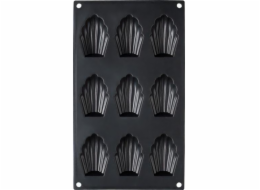 Patisse Tvar madeleinového těsta 29 x 17 cm černý silikon 9 přihrádek