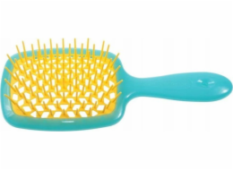 NoName Kadeřnický kartáč Superbrush na rozčesávání vlasů Tyrkysově žlutá