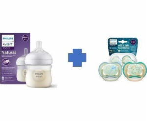Avent SCY900/01+SCF376/18 responzivní lahev přírodní 125 ...