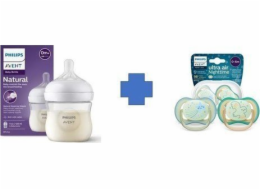 Avent SCY900/01+SCF376/18 responzivní lahev přírodní 125 ml + savička