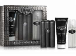 NoName SADA CUBA ORIGINAL Men Prestige Black EDT sprej 90ml + ASL 100ml + SPRCHOVÝ GEL 200ml