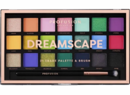 NoName PROFUSION_Eyeshadow Palette paleta 21 očních stínů se štětcem Dreamscape