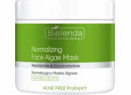 NoName BIELENDA PROFESSIONAL_Acne Free Pro Expert normalizační maska z řas 160 g