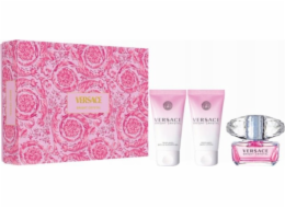 NoName SADA VERSACE Bright Crystal EDT sprej 50ml + SPRCHOVÝ GEL 50ml + TĚLOVÉ MLÉKO 50ml