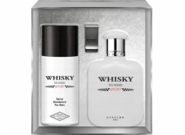 NoName SADA EVAFLOR Whiskey Homme Sport EDT sprej 100ml + DEO sprej 150ml + CLIP