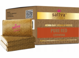 NoName SATTVA_Ayurveda Henna Bar henna kostka čistě červená 3x80g