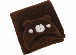Home Styling Collection Kolekce bytového stylingu Dětská deka s kapucí a ušima TEDDY, 70 x 100 cm