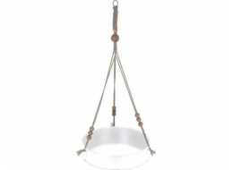 Home Styling Collection Kolekce pro domácí styling Dekorativní podstavec pro malé rostliny, O 5 x 27 cm, závěsný, bílý